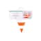 12 Packs: 6 ct. (72 total) 5" Orange & White Cone Party Hats by Celebrate It™